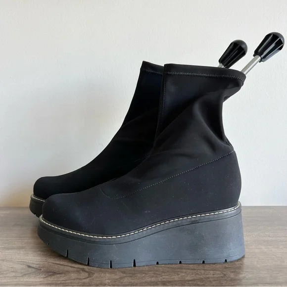 La CANADIENNE Shoes La Canadienne Georgina Black Micro Platform Womens Boot Size 95 Poshmark